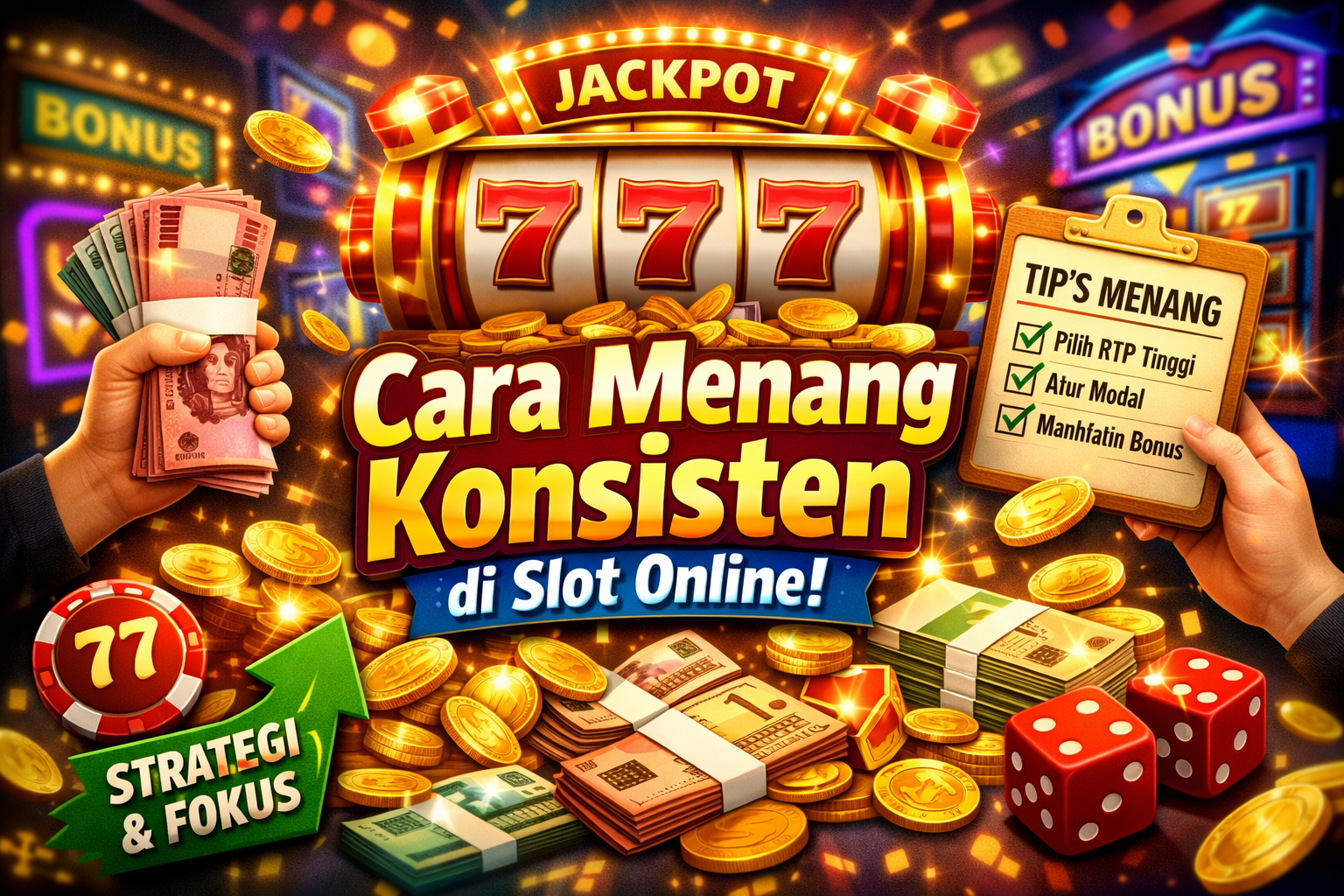 Cara Menang Konsisten di Permainan Slot Online